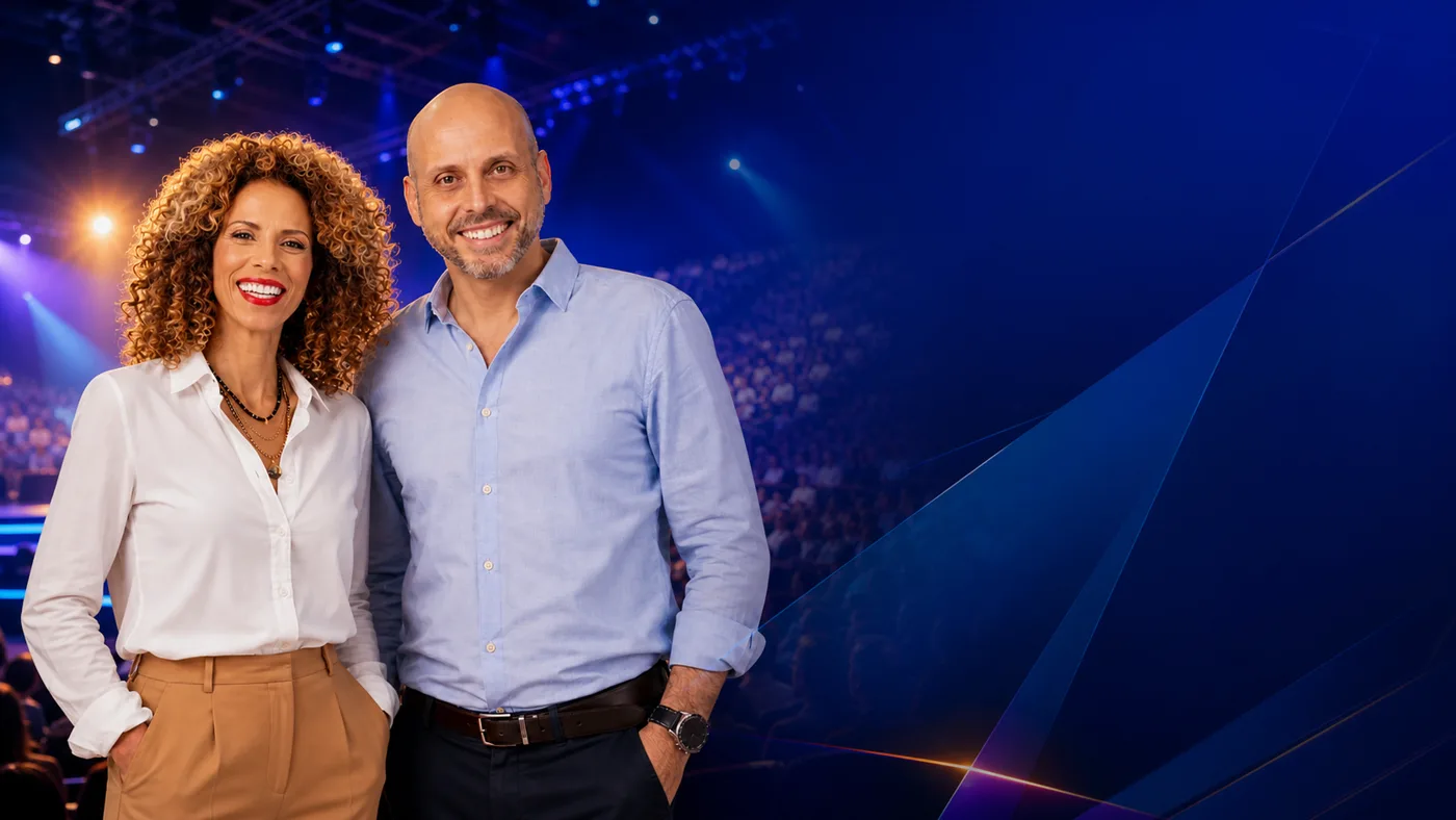 ד״ר אריה קגן ודקלה אפשטין בכנס מרעיון להרצאה